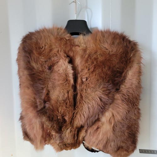 vintage Fur BOLDERSON FURRIER Fur poncho /cape medium - Picture 5 of 5