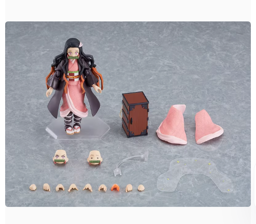 Figma Demon Slayer Anime Tanjirou Nezuko Movable Action Figure Toy Pvc 13cm Gift - Picture 16 of 17