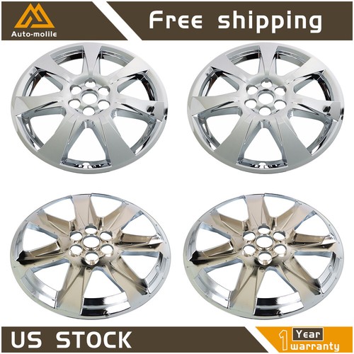 For 2010 2011 2012 2013 Cadillac SRX 20" Chrome Clad Wheel Covers Set of 4 - Picture 3 of 9