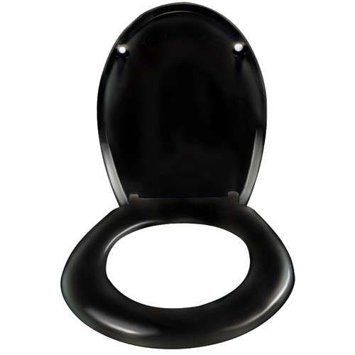 WC Sitz mit Absenkautomatik Abnehmbar Toilettendeckel Duroplast Klobrille Deckel - Bild 42 von 48