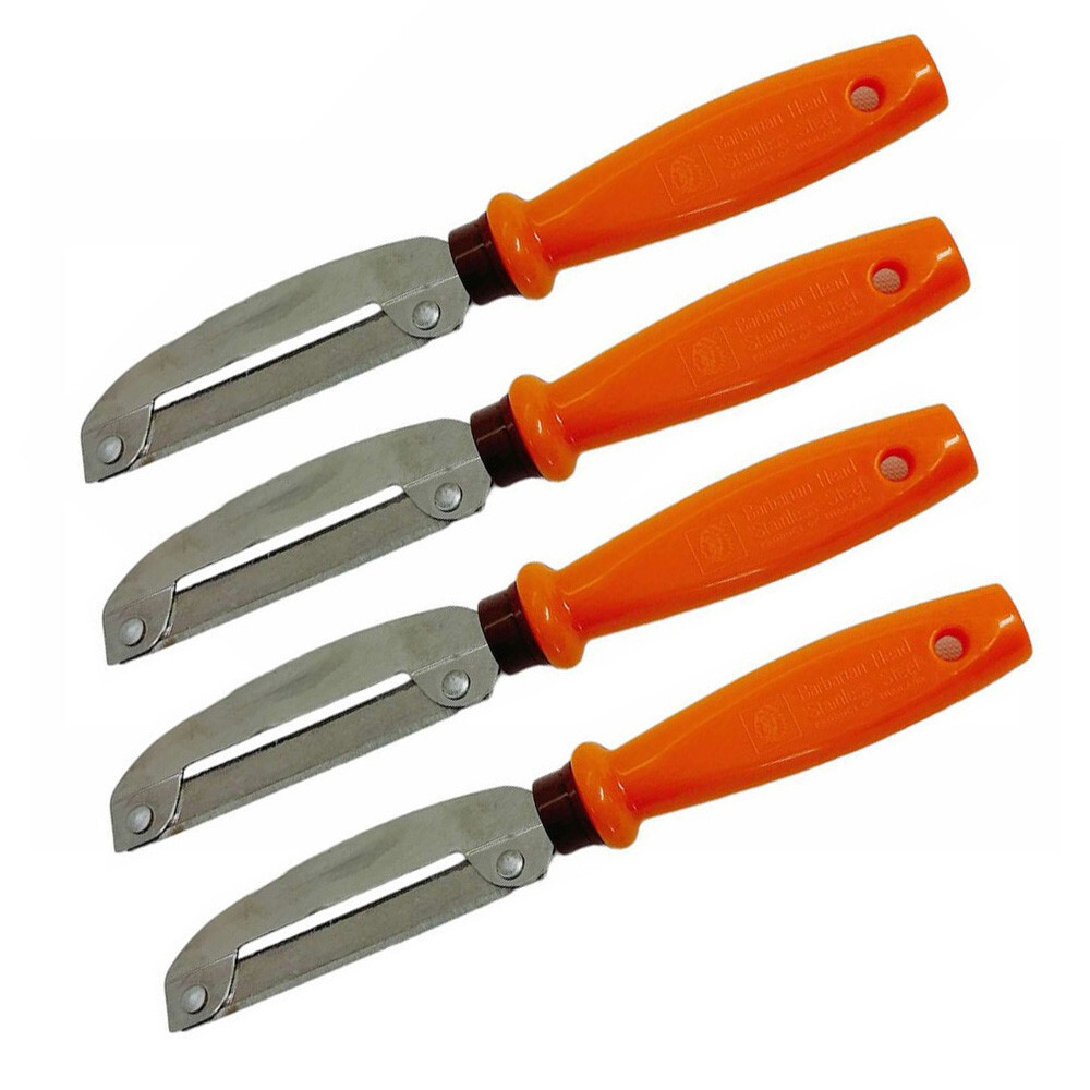 4 Pc 6-1&sol;2" Cactus Peeler Pelador de Nopales Kitchen Tool Stainless Steel Peeler