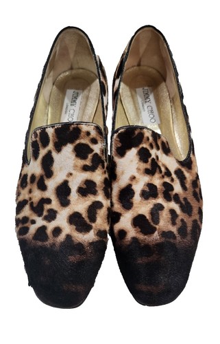 JIMMY CHOO ヒョウ柄ローファー 37 24 JIMMY CHOO ヒョウ柄ローファー 37 24 - メルカリ