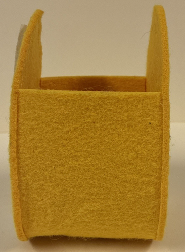 3 Small Felt Easter Bunny Egg Basket Bag Gift Bag pouch Decor 5" x 4" NWOT - Picture 13 of 17