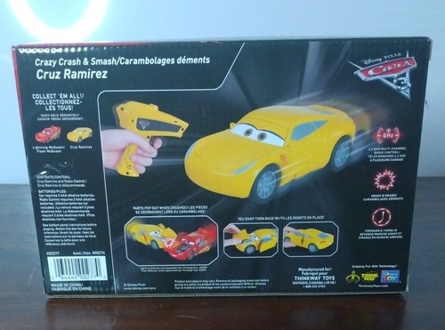 Disney Pixar Cars 3 Racing Cruz Ramirez RC Crazy Crash New Rare NIB Fast Ship - Picture 4 of 9