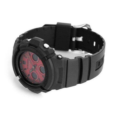Casio G-Shock AWR-M100SAR-1A Solar Powered Black x Red Street Fashions Watch - Picture 4 of 5