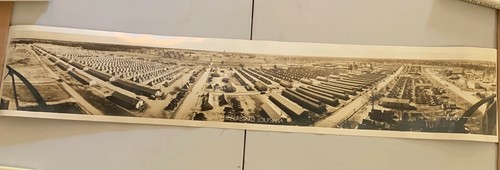 1941 WWII Panoramic Photo Camp Beauregard Rapides Parish Louisiana US Army 42X8 - Imagen 1 de 11