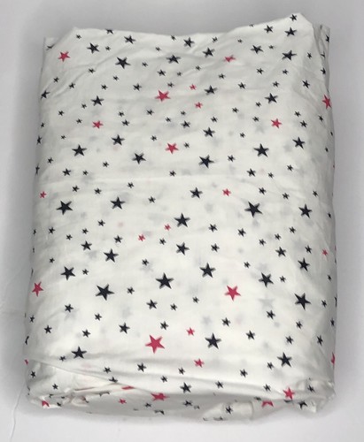 Restoration Hardware Lucky Star Percale Sheet Set Twin/Twin XL Fuchsia NEW $109 - Picture 4 of 6