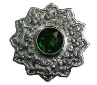 Fly Plaid Brooch Stone Green Chrome Finish 4/scottish Kilt Fly Plaid Brooch Fly Plaid Brooch Stone Green Chrome Finish 4/scottish Kilt Fly Plaid Brooch