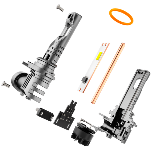 For Dodge Challenger 2015-2023 AUXBEAM 9012 LED Headlight Bulbs Hi/Lo Beam 6500K - Foto 6 di 12