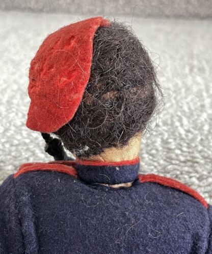 Antique Vintage Old Greek Stockinette Cloth Doll - Picture 9 of 10
