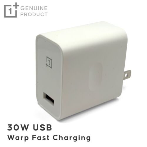Genuine OnePlus Warp Charge 30W USB PowerAdapter - White (WC0506A51GB) - Picture 2 of 6