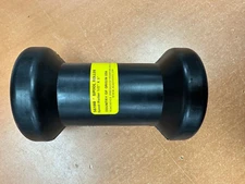 BOAT TRAILER SPOOL ROLLER 5" SEACHOICE 56181 WITH 1/2"ID HOLE BLACK RUBBER