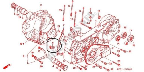 HONDA FUSION 250 / CN 250 HELIX / SPACE 250 GUMMI ÖLABSCHEIDER 11121KM1000