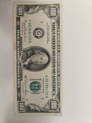 100 dollar bill 1981 Chicago - Picture 3 of 3