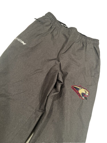 New CCM Hockey Men's Pants Gray Warm-Up Size Small Embroidered Tactical Cool. - Picture 2 of 7