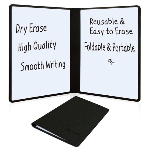 White Board Dry Erase Board Portable Whiteboard Desktop Foldable White Boards...