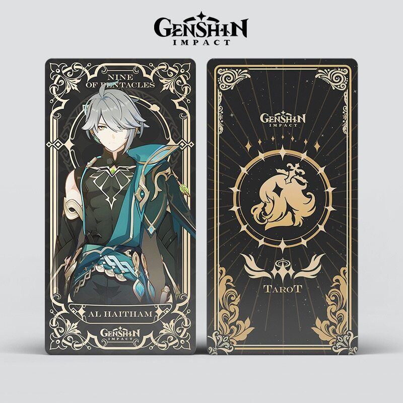 インポート・海外人気ブランド 56Pcs/Box Genshin Impact Tarot Card Divination Toy Al その他