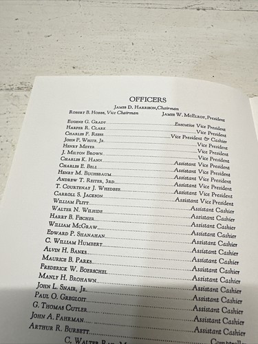 First National Bank Baltimore Maryland 1957 Annual Report - Picture 10 of 12