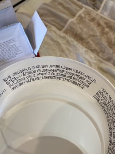 12 SATCO LED Dimmable 5-6” Recessed Retrofit 9.8W 650 Lumen 90’Beam 35k Hrs - Picture 3 of 8