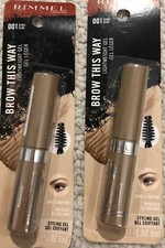 Rimmel Brow This Way Lightweight Brow Gel, 001 Blonde Lot Of 2