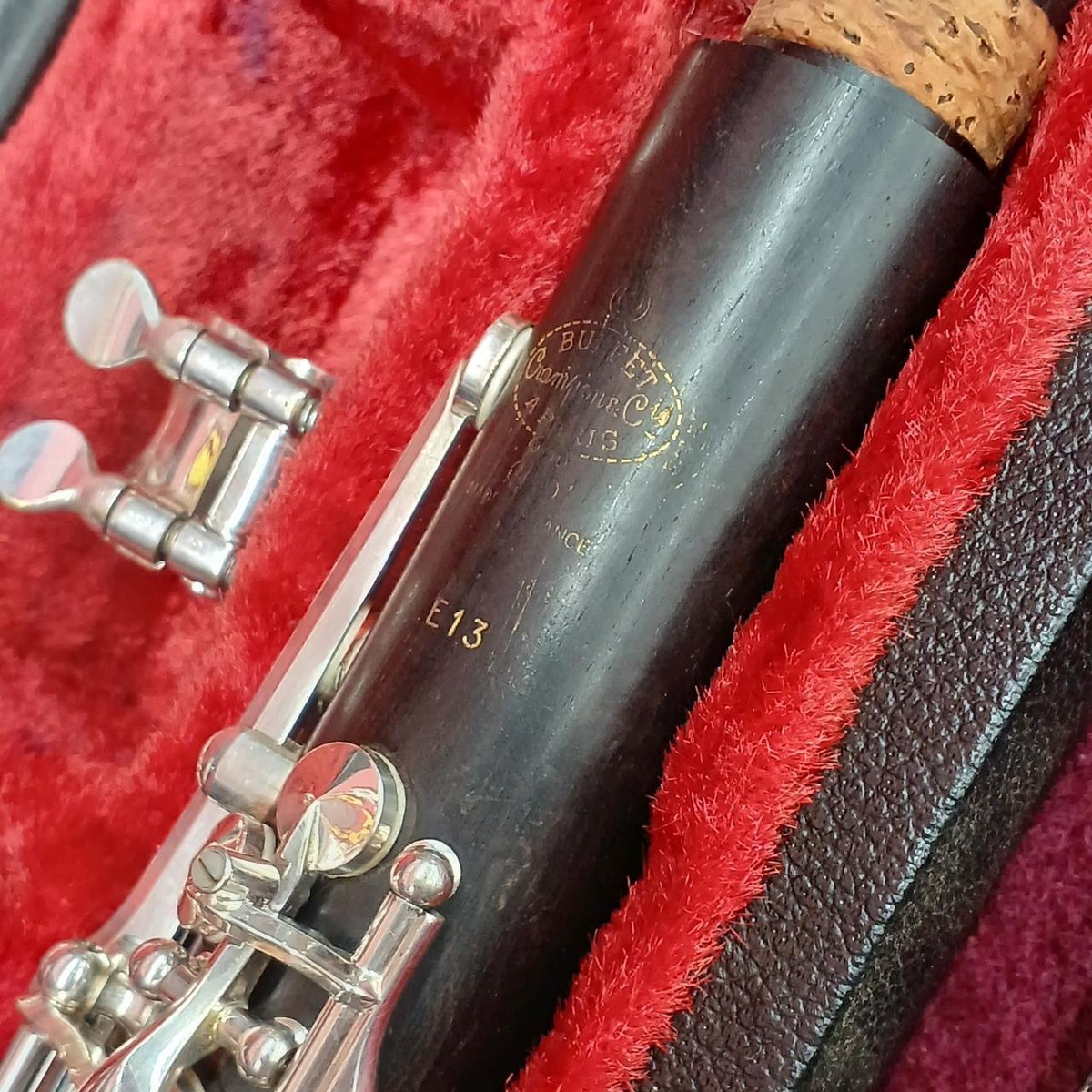 Buffet Crampon E13 Wood Bb Clarinet Granadilla with Hard