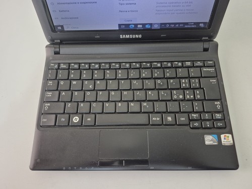 SAMSUNG NP-N150 CPU Intel Atom N450 RAM 2GB NETBOOK SSD 256GB TASTIERA GUASTA - Foto 3 di 18