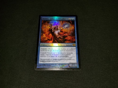 MTG 1x Future Sight blue rare MP Spanish FOIL Venser, Shaper Savant - Picture 1 of 2