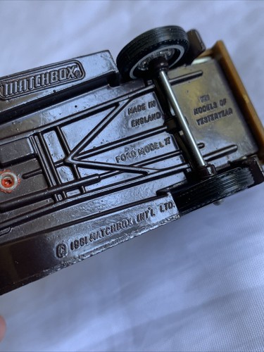 1984 LESNEY Matchbox Models of Yesteryear Y-21 1930 Model A Ford A&J BOX Store - Picture 9 of 10