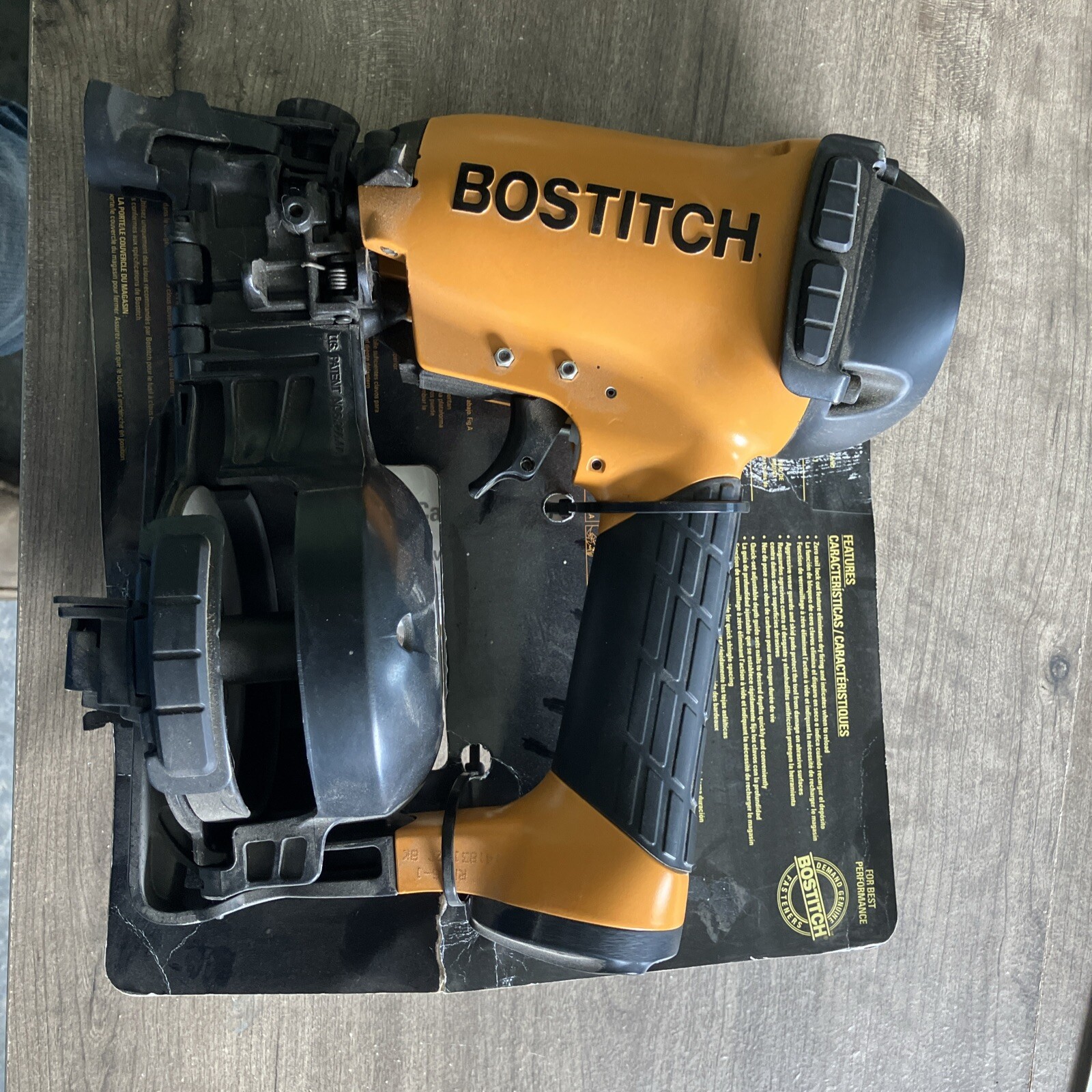 Bostitch RN46-1 1.75" 15 Degree Pneumatic Roofing Nailer 9787791403784 ...
