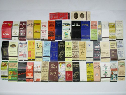 Vintage Matchbook Covers Mixed Lot Over 100 Hotel Restaurant Mostly California - Picture 6 of 8