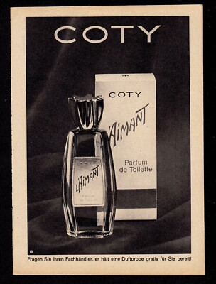3w6920/ Alte Reklame von 1963   COTY   Parfum de Toilette