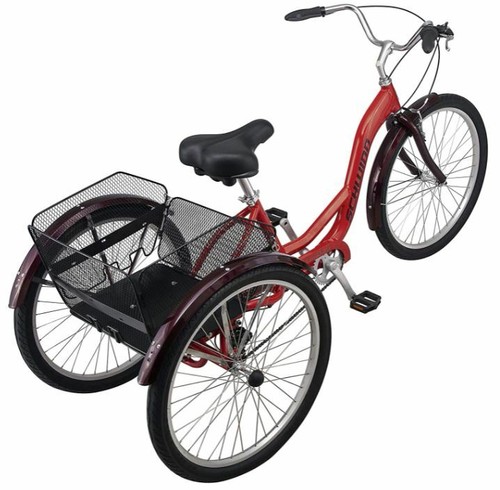 Schwinn Meridian Erwachsenen Dreirad 26 Zoll 7 Gang Low Step Alu Rahmen Frachtkorb - Bild 5 von 9