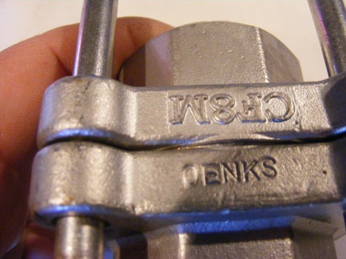 Denks 1" NPT Edelstahl Kupplung gestanzt CF8M 0L6LS - Bild 7 von 7