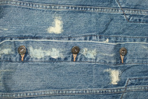 $398 LEVI'S MADE & CRAFTED TYPE III BIG E Rip & Repair TRUCKER JACKET JAPAN - L - Picture 10 of 12