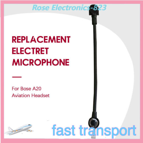 A20 Boom Bose Aviation Headset Microphone replacement Electret High Impedance