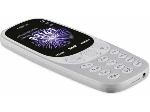Nokia 3310 Dual SIM Telefon komórkowy Przyciski Telefon komórkowy z aparatem SZARY Srebrny - Zdjęcie 3 z 3