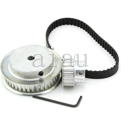 CNC Machine XL 40 20 Teeth Timing Pulley Belt Set Kit Reducer Ratio 2:1 NEW - Picture 2 of 6