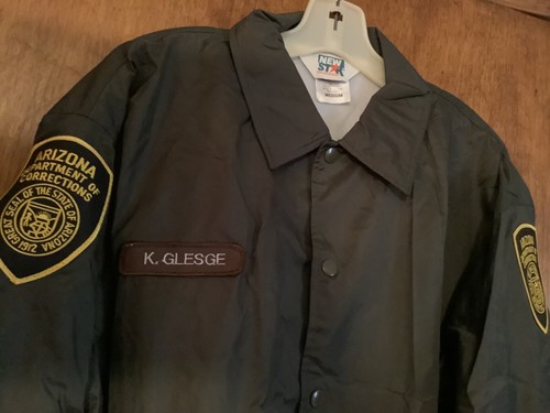 Corrections Personnel Wind Jacket Medium Nylon Fleece Lined New Star - Picture 4 of 4