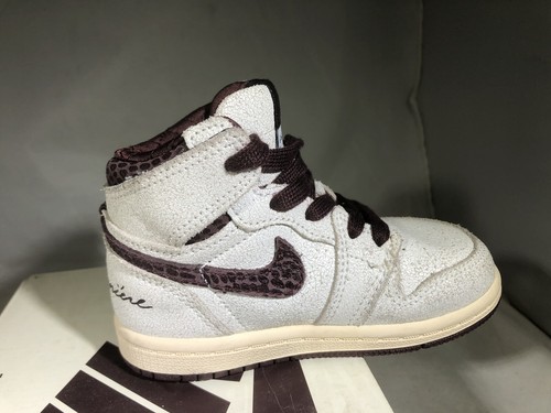 Size 7c Nike Air Jordan 1 Retro High OG A Ma Maniere (DO7098-100) Toddler w/ Box - Picture 3 of 14