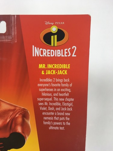 INCREDIBLES 2 - DISNEY PIXAR - MR INCREDIBILE & JACK-JACK - NUOVO - Foto 8 di 12