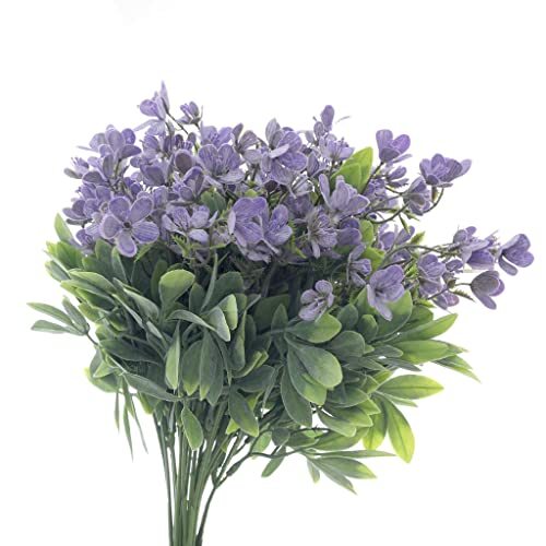 Wildblumen Kunstblumen Kunststoffsträuße echte Berührung Kunstflieder - Bild 5 von 7