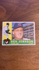 1960 Topps - #528  Ben Johnson RC - Chicago Cubs Hi # High Number