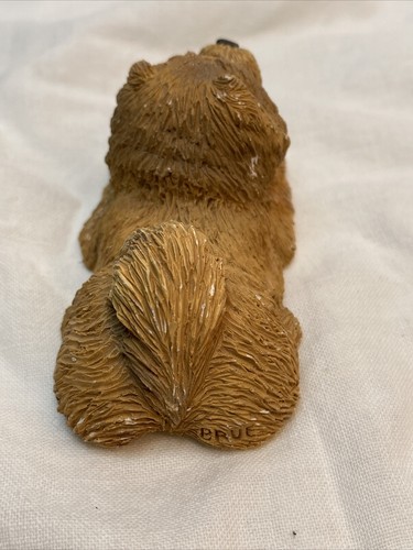 Vintage Sandicast Red Chow Hund Figur B21 signiert handbemalt 1994 - Bild 3 von 7