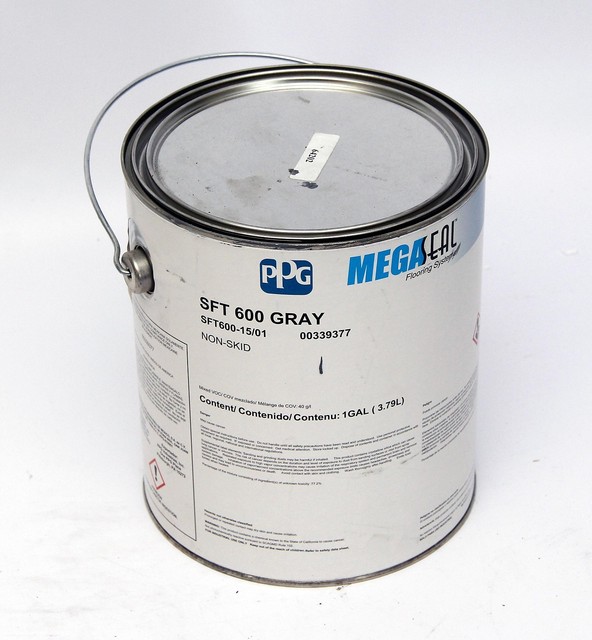 Ppg Megaseal Sft 600 Non Skid Anti Slip Floor Gray Safety Paint 1