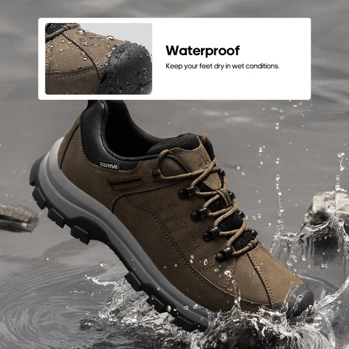 Men's Hiking Trekking Shoes Lightweight Low Tops Walking Work Shoes US Size 8-13 - Picture 23 of 26