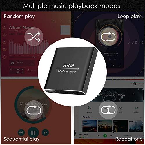 4K Media Player, Digital MP4 Player for 8TB HDD/USB Drive/TF Card/H.265 - Picture 2 of 5