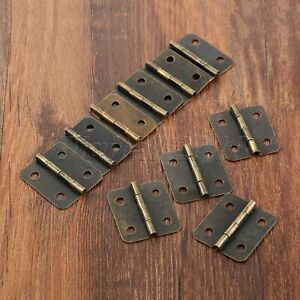 Vintage Jewelry Box Door Hinges Furniture Cabinet Drawer Dollhouse Decorative
