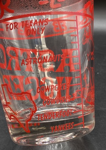 Libbey Astro Jigger Houston Texas Astrodome Western Brands High Ball Glass - Picture 12 of 12