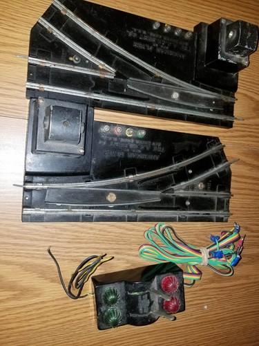 American Flyer 720 switch made in USA black two rail. Made back in the 40's or 5 - Picture 2 of 2