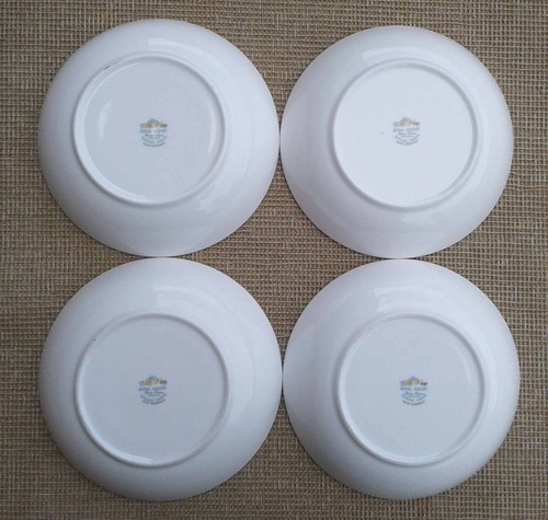 4 ROYAL ALBERT “SPRING DAWN” NEW ROMANCE CEREAL BOWLS / DISHES. - Picture 11 of 11